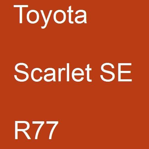 Toyota, Scarlet SE, R77.